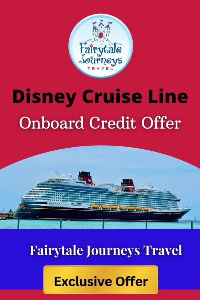 Disney Cruise Line Onboard Credit offer