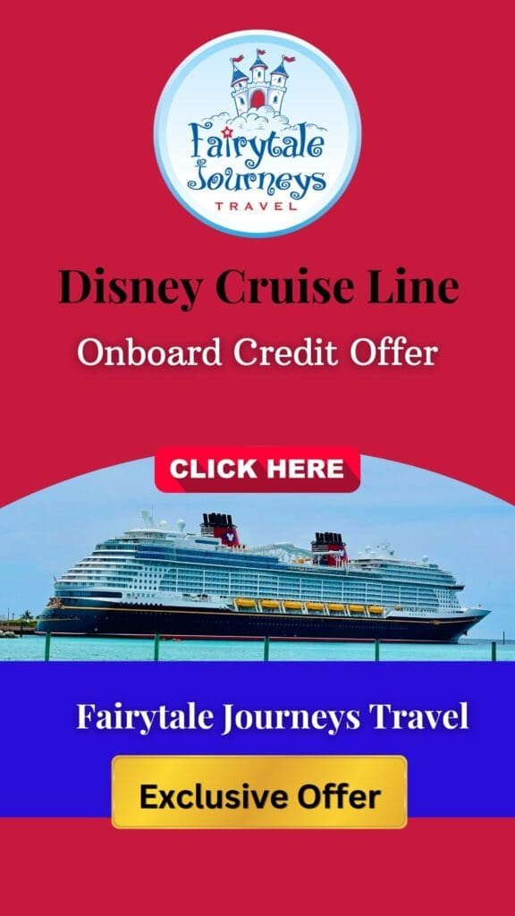 Disney Cruise Line Onboard Credit offer