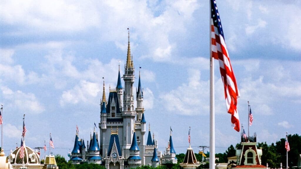 Watch the American flag retire for the night in this stirring patriotic ceremony at the Main Street, U.S.A. town square.