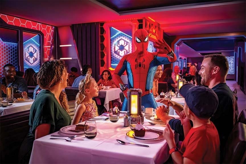 Marvel Dining Adventure on Disney Treasure