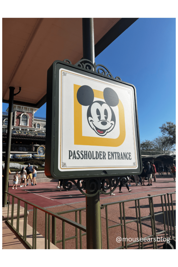 Disney Annual Passholder Entrance at Magic Kingdom